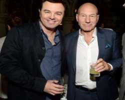 Seth MacFarlane consuming alcohol